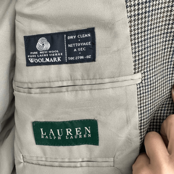 Lauren Ralph Lauren Mens Wool Sport Coat Blazer 44L  Academia - Picture 11 of 12
